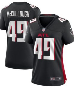 Liam McCullough Atlanta Falcons Nike Women's Team Game Jersey -  Black