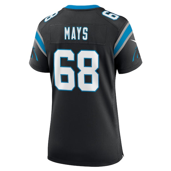 Cade Mays Carolina Panthers Nike Women's Team Game Jersey - Black - Image 3