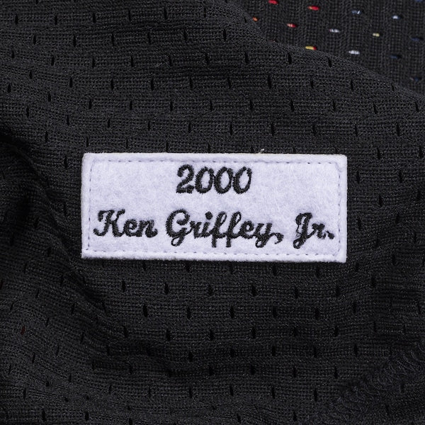 Ken Griffey Jr. Cincinnati Reds Cooperstown Collection Mesh Batting Practice Button-Up Jersey? - Black - Image 6