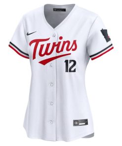 Alternative view of Kyle Farmer Minnesota Twins Nike Women's  Home Limited Player Jersey - White