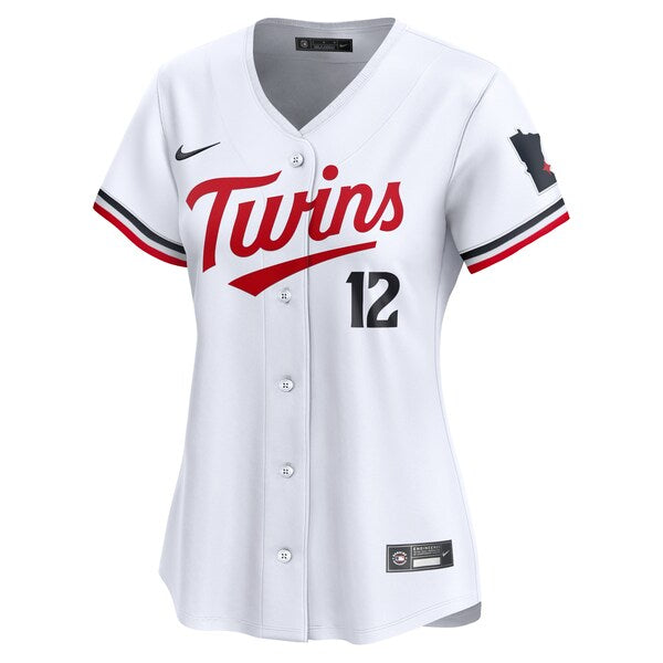 Kyle Farmer Minnesota Twins Nike Women's Home Limited Player Jersey - White - Image 2