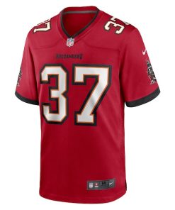 Alternative view of Tavierre Thomas Tampa Bay Buccaneers Nike  Game Jersey -  Red