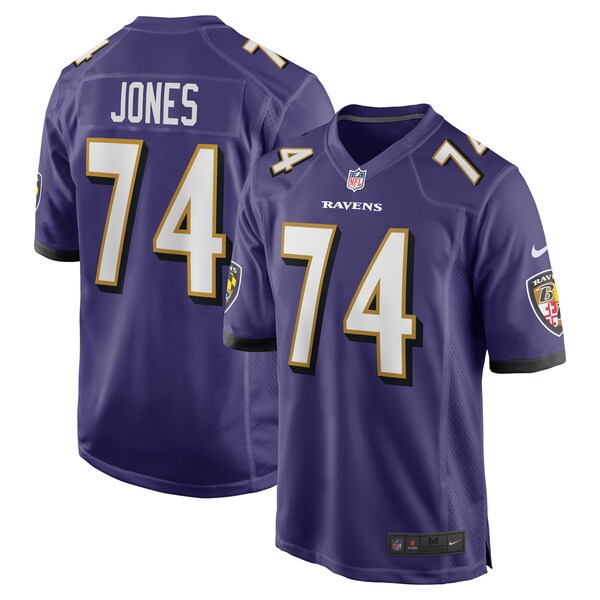 Josh Jones Baltimore Ravens Nike Team Game Jersey - Purple - Image 2