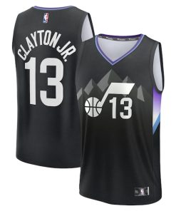 Walter Clayton Jr. Utah Jazz  Fast Break Replica Player Jersey - Statement Edition - Black