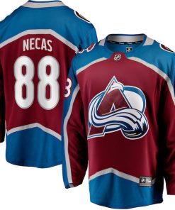 Martin Necas Colorado Avalanche   Breakaway Player Jersey - Burgundy