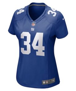 Alternative view of Sandro Platzgummer New York Giants Nike Women's Game Player Jersey - Royal