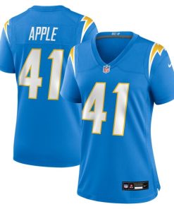 Alternative view of Eli Apple Los Angeles Chargers Nike Women's  Game Jersey -  Powder Blue