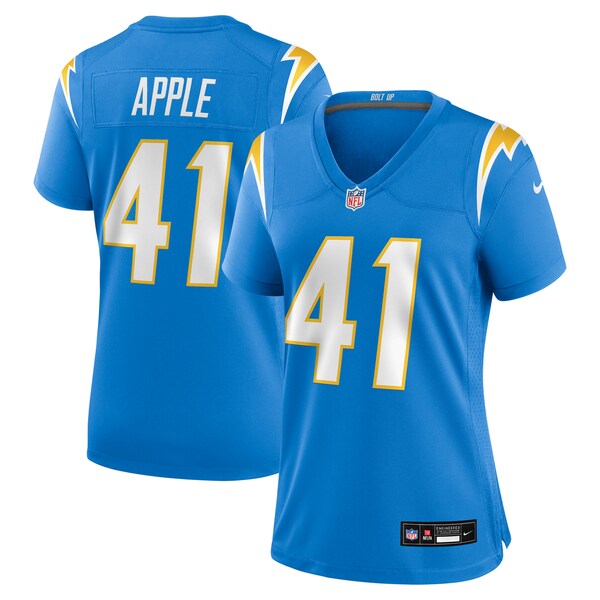Eli Apple Los Angeles Chargers Nike Women's Game Jersey - Powder Blue - Image 2