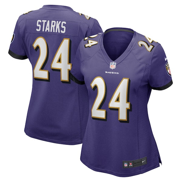 Malaki Starks Baltimore Ravens Nike Women's Team Game Jersey - Purple