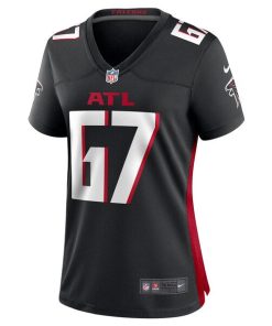 Alternative view of Drew Dalman Atlanta Falcons Nike Women's Game Jersey - Black