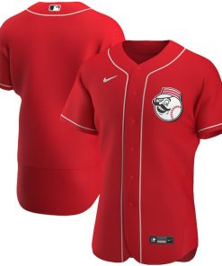 Cincinnati Reds Nike Alternate Authentic Team Logo Jersey - Scarlet