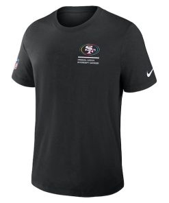 Alternative view of San Francisco 49ers Nike Tall 2025 NFL Crucial Catch Tri-Blend Dri-FIT T-Shirt - Black