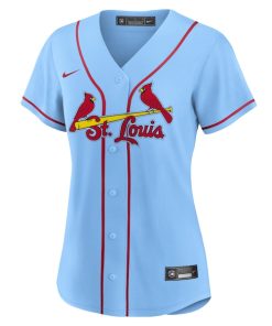 Alternative view of St. Louis Cardinals Nike Women's Alternate Replica Team Jersey - Light Blue