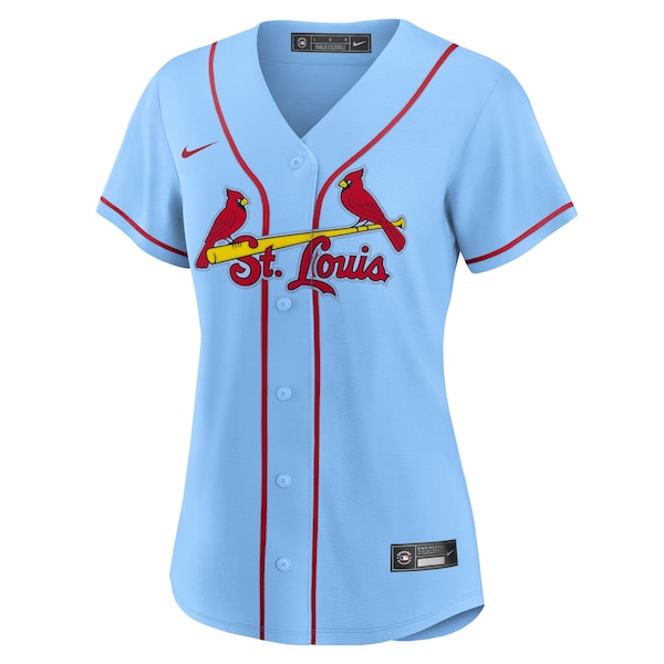 St. Louis Cardinals Nike Women's Alternate Replica Team Jersey - Light Blue - Image 2