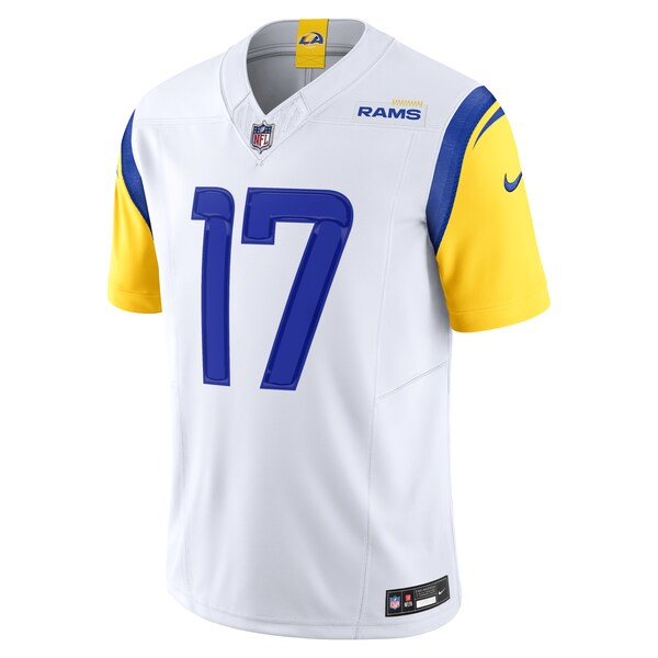 Puka Nacua Los Angeles Rams Nike Vapor F.U.S.E. Limited Jersey - White/Royal - Image 3