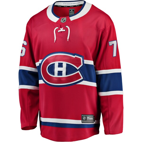 Zack Bolduc Montreal Canadiens Home Breakaway Jersey - Red - Image 2