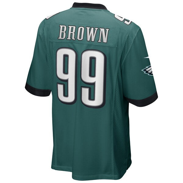 Jerome Brown Philadelphia Eagles Nike Game Retired Player Jersey - Midnight Green - Image 3