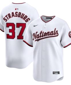 Stephen Strasburg Washington Nationals Nike Home Limited Player Jersey - White