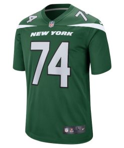 Alternative view of Nick Mangold New York Jets Nike Retired Player Jersey - Gotham Green