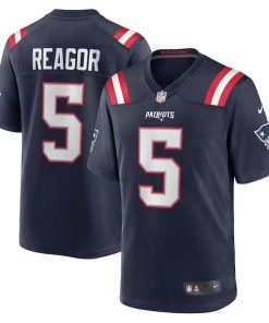 Jalen Reagor New England Patriots Nike Team Game Jersey -  Navy