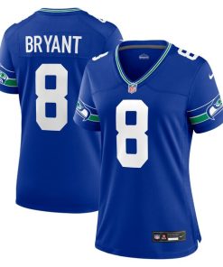 Coby Bryant Seattle Seahawks Nike Women's Throwback Player Game Jersey - Royal