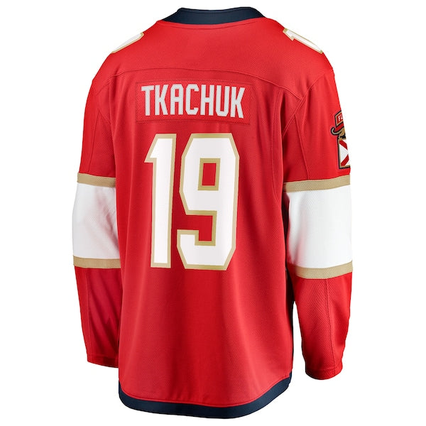 Matthew Tkachuk Florida Panthers 2025 Stanley Cup Final Home Breakaway Player Jersey - Red - Image 3