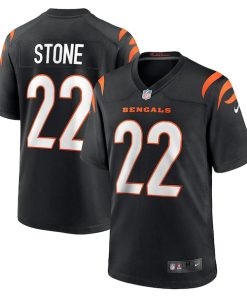 Geno Stone Cincinnati Bengals Nike Game Jersey -  Black