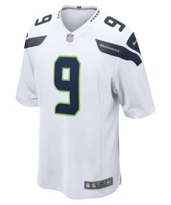 Alternative view of Kenneth Walker III Seattle Seahawks Nike Away Game Player Jersey - White