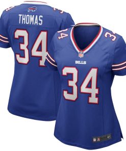 Thurman Thomas Buffalo Bills Nike Women's Game Retired Player Jersey - Royal