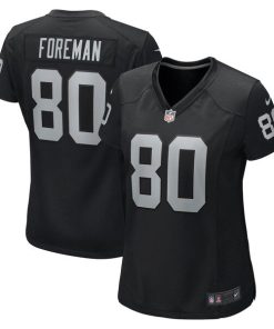Alternative view of Jeff Foreman Las Vegas Raiders Nike Women's  Game Jersey -  Black