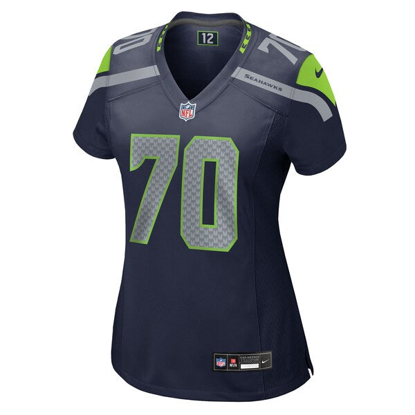 Laken Tomlinson Seattle Seahawks Nike Women's Team Game Jersey - College Navy - Image 3
