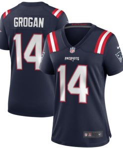 Steve Grogan New England Patriots Nike Women's Game Retired Player Jersey - Navy