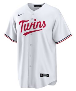 Alternative view of Pablo L¨®pez Minnesota Twins Nike Home  Replica Player Jersey - White