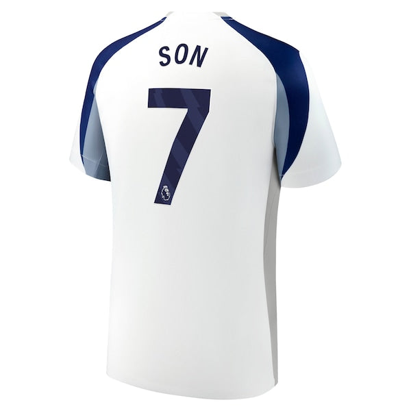 Son Heung-Min Tottenham Hotspur Nike 2025/26 Home Replica Jersey - White - Image 3