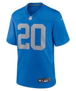 Alternative view of Barry Sanders Detroit Lions Nike Alternate Game Jersey -  Blue