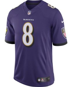 Alternative view of Lamar Jackson Baltimore Ravens Nike Speed Machine Limited Jersey - Purple