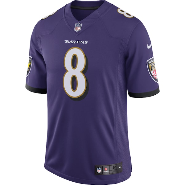 Lamar Jackson Baltimore Ravens Nike Speed Machine Limited Jersey - Purple - Image 2