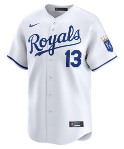 Alternative view of Salvador Perez Kansas City Royals Nike Home Limited Player Jersey - White