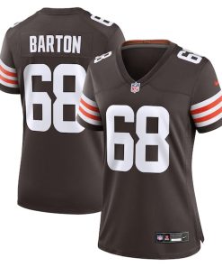 Jackson Barton Cleveland Browns Nike Women's Team Game Jersey -  Brown