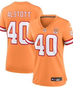 Mike Alstott  Tampa Bay Buccaneers Nike Women's 50th Season Game Jersey - Creamsicle/Red