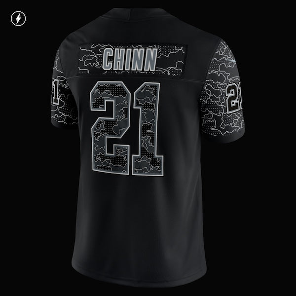 Jeremy Chinn Carolina Panthers Nike RFLCTV Limited Jersey - Black - Image 2