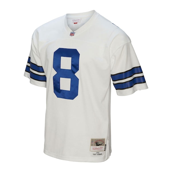Troy Aikman Dallas Cowboys Legacy Replica Jersey - White - Image 2