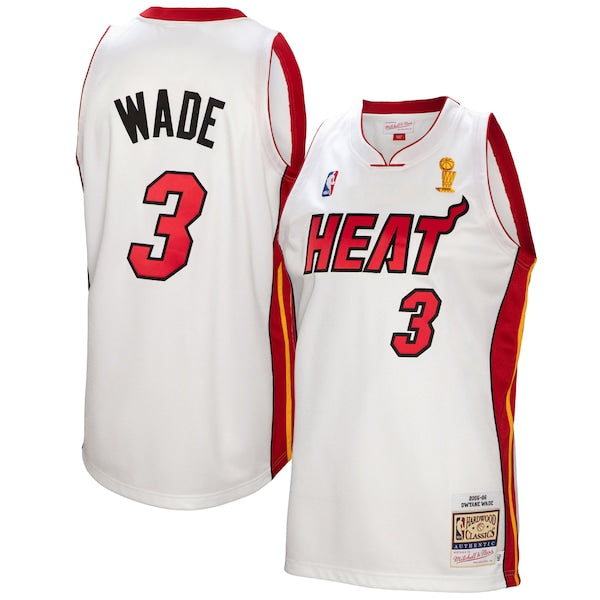 Dwyane Wade Miami Heat 2005-06 Authentic Player Jersey - White