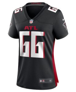 Alternative view of Joshua Miles Atlanta Falcons Nike Women's  Game Jersey -  Black