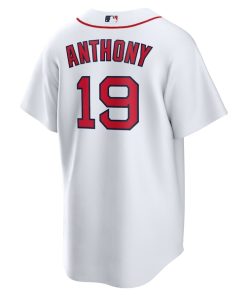 Alternative view of Roman Anthony Boston Red Sox Nike Home Replica Jersey - White