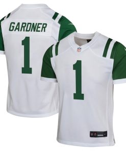 Ahmad Sauce Gardner New York Jets Nike Youth Classic Alternate Game Jersey - White
