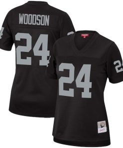 Charles Woodson Las Vegas Raiders Women's Legacy Replica Team Jersey - Black