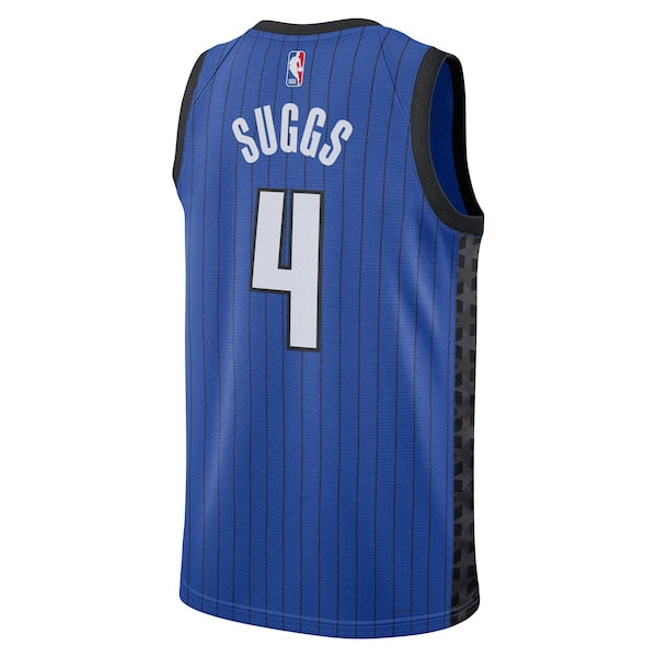 Jalen Suggs Orlando Magic Jordan Brand Unisex Swingman Jersey - Statement Edition - Blue - Image 3