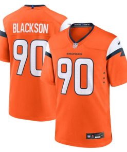 Angelo Blackson Denver Broncos Nike Game Jersey -  Orange
