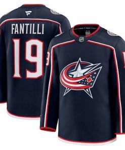 Adam Fantilli Columbus Blue Jackets  Home Premium Jersey - Navy